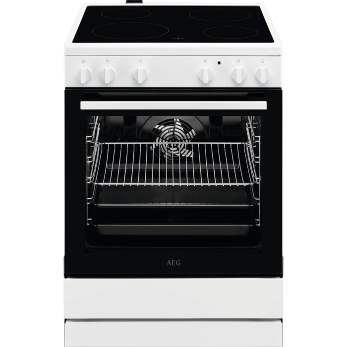 AEG CCB6200ABW fornuis met keramische kookplaat - 60cm AEG CCB6200ABW fornuis met keramische kookplaat - 60cm