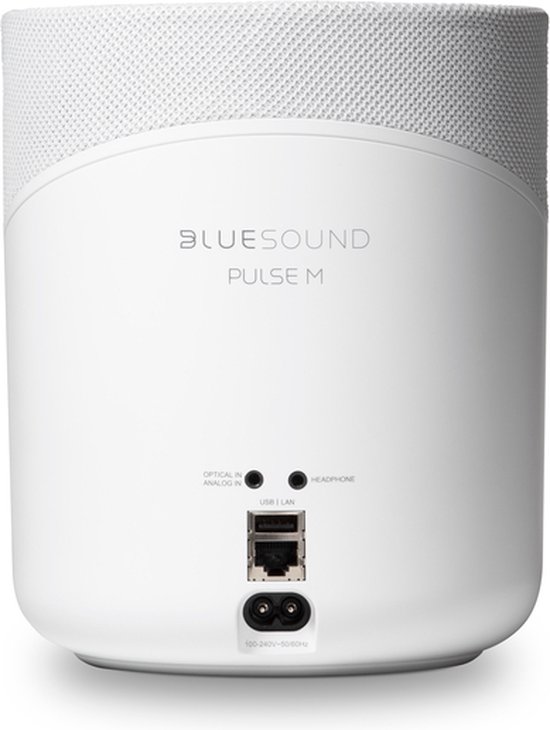 BLUESOUND PULSE M Wit  Draadloze 360 Luidspreker  BLUESOUND PULSE M Wit  Draadloze 360 Luidspreker