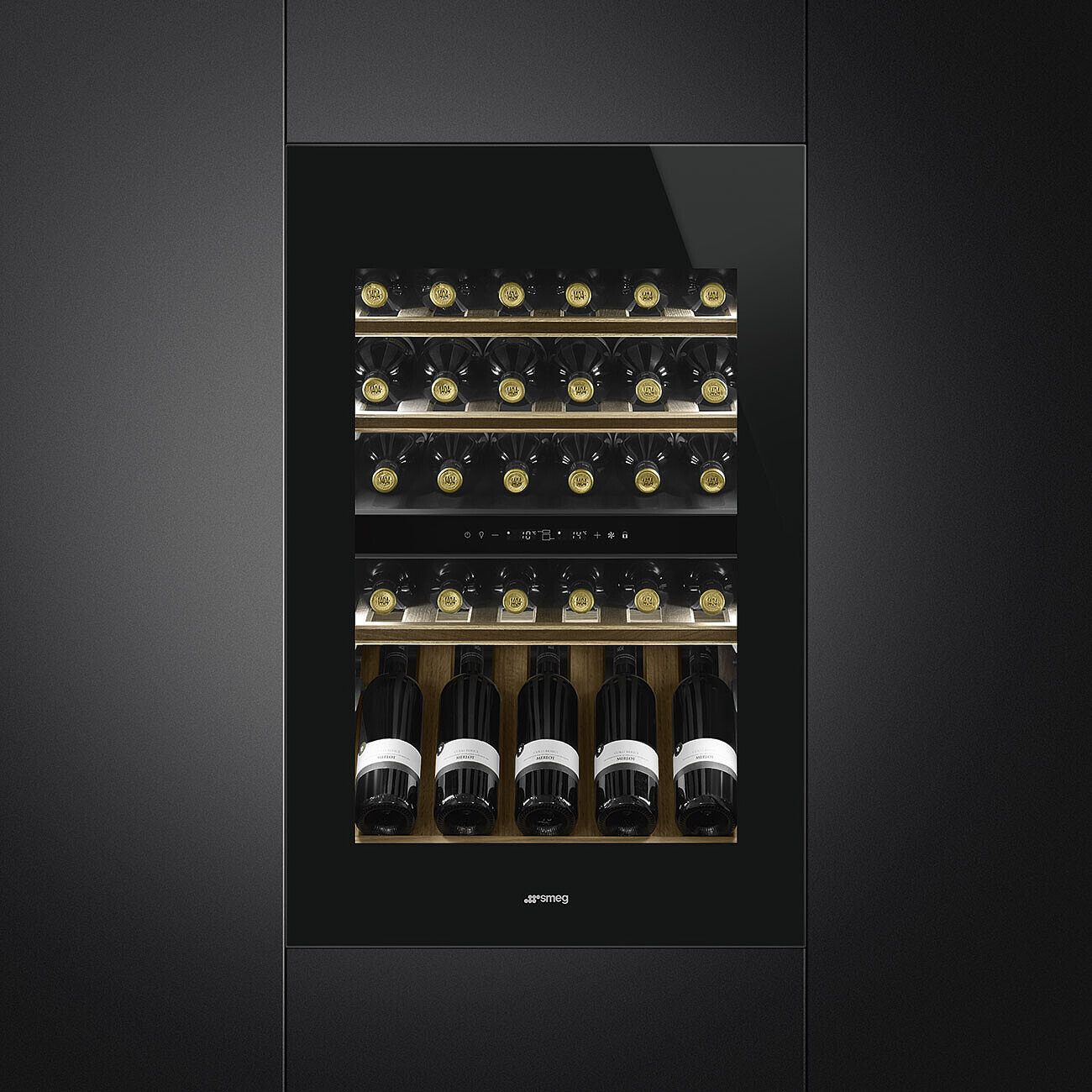 SMEG CVI040B wijnklimaatkast