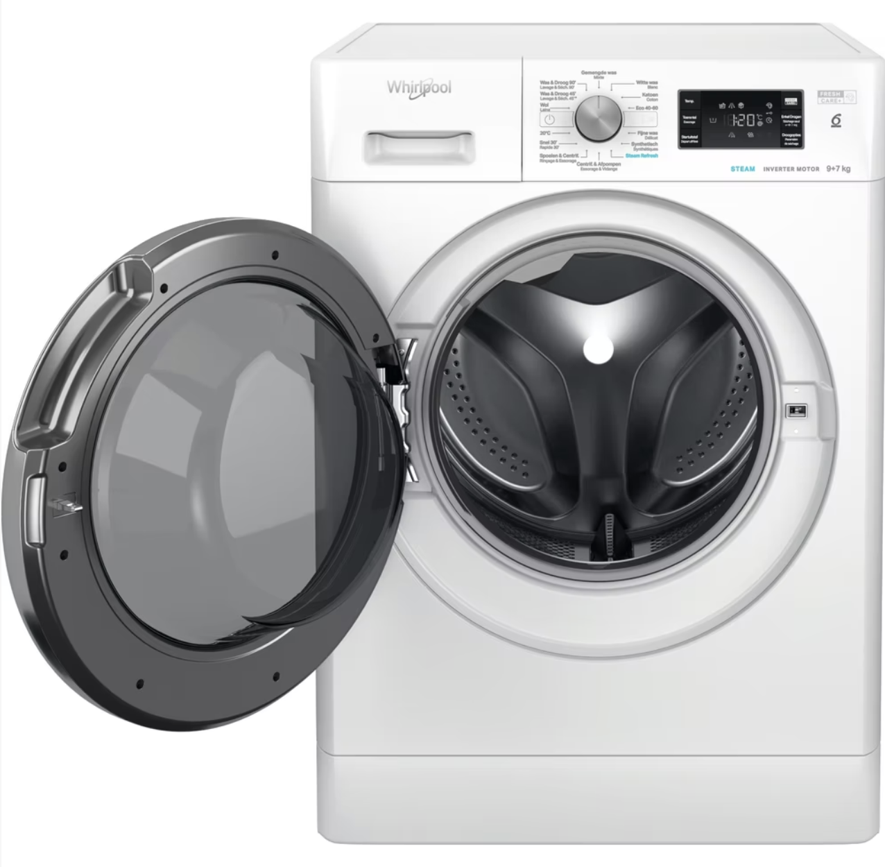 WHIRLPOOL FFWDB976258EBCVBE was- droogcombinatie