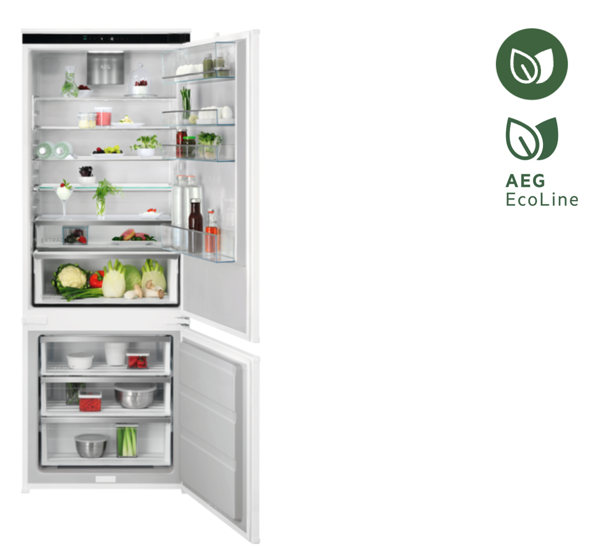 AEG NSC7P751DS 7000 koel-/vriescombinatie - 190cm AEG NSC7P751DS 7000 koel-/vriescombinatie - 190cm