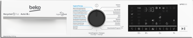 BEKO B5DT510446W was- droogcombinatie