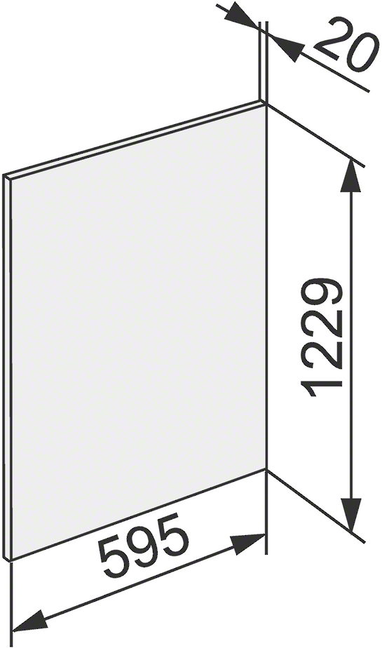MIELE KEDF7122EDST frontpaneel MIELE KEDF7122EDST frontpaneel
