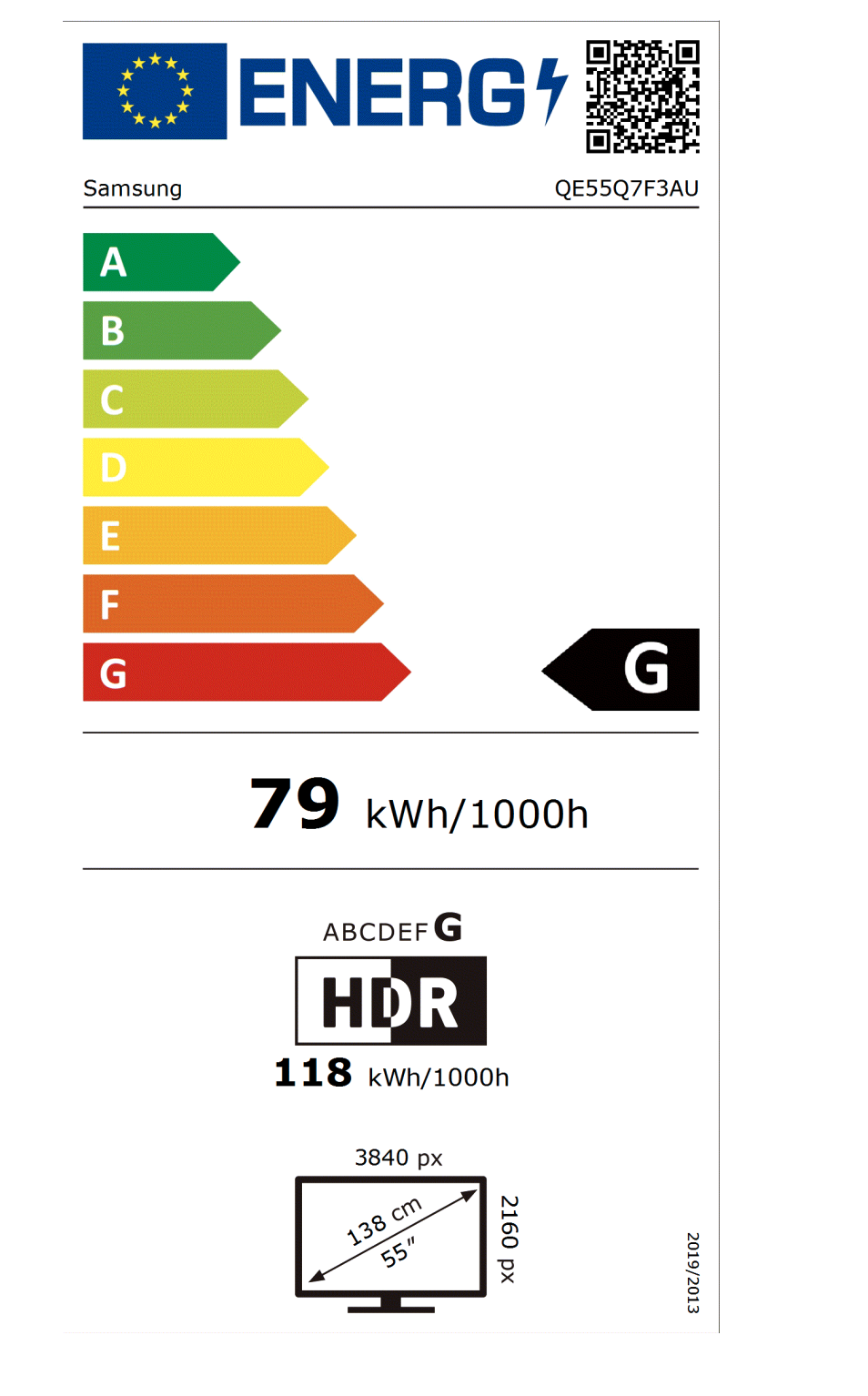 SAMSUNG QE55Q7F3AUXXN televisie 4K UHD - 55" SAMSUNG QE55Q7F3AUXXN televisie 4K UHD - 55"