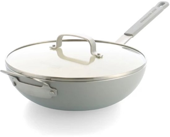 Dagelijkse Kost CC009329-001 Proline pastapan/wokpan met deksel met keramische antikleef - 28cm Dagelijkse Kost CC009329-001 Proline pastapan/wokpan met deksel met keramische antikleef - 28cm
