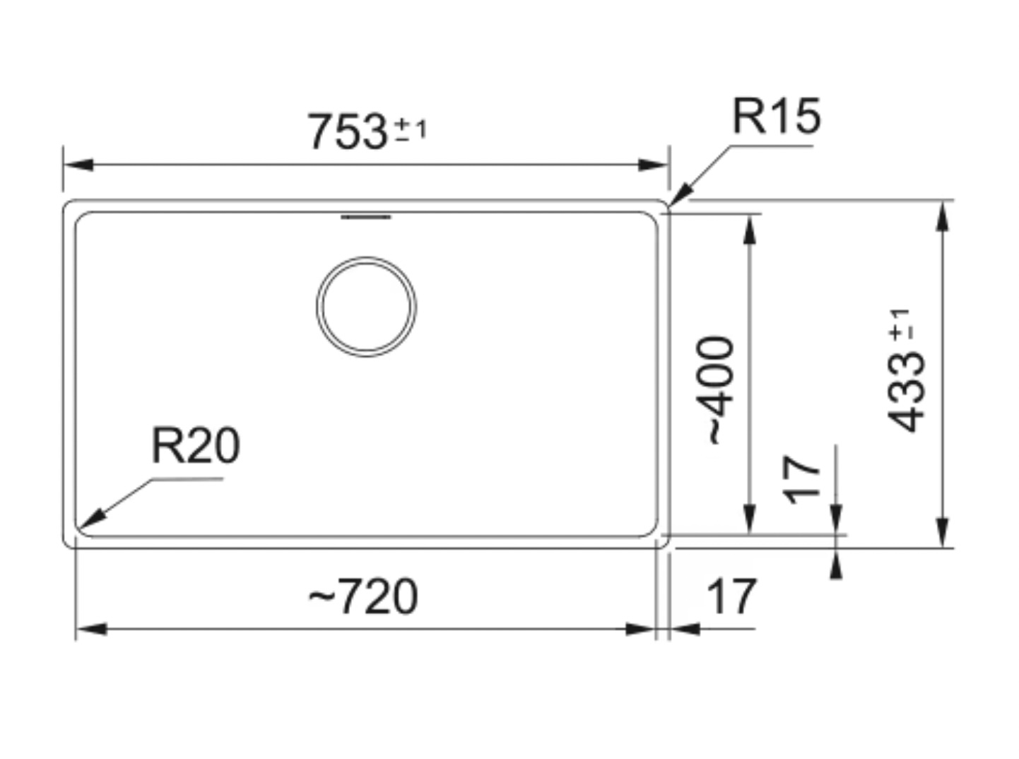 FRANKE MRG210720OX1 MARIS spoelbak FRANKE MRG210720OX1 MARIS spoelbak