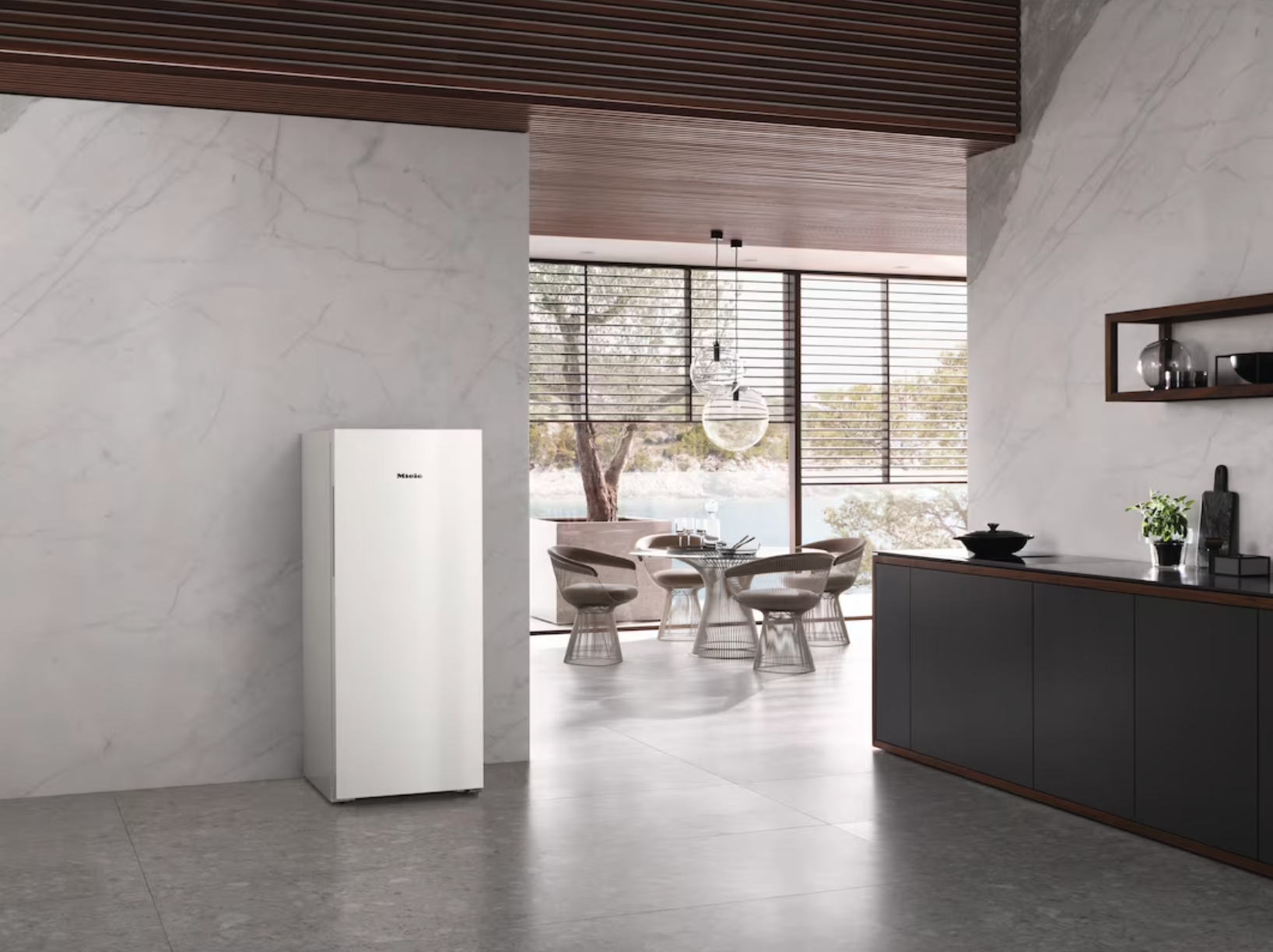 MIELE FN4322CWS vrijstaande vriezer - 145cm