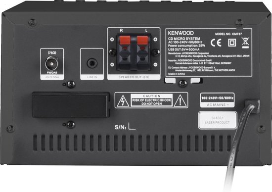 KENWOOD M-7000S-B Smart Wifi Micro Hifi-Systeem - Zwart KENWOOD M-7000S-B Smart Wifi Micro Hifi-Systeem - Zwart