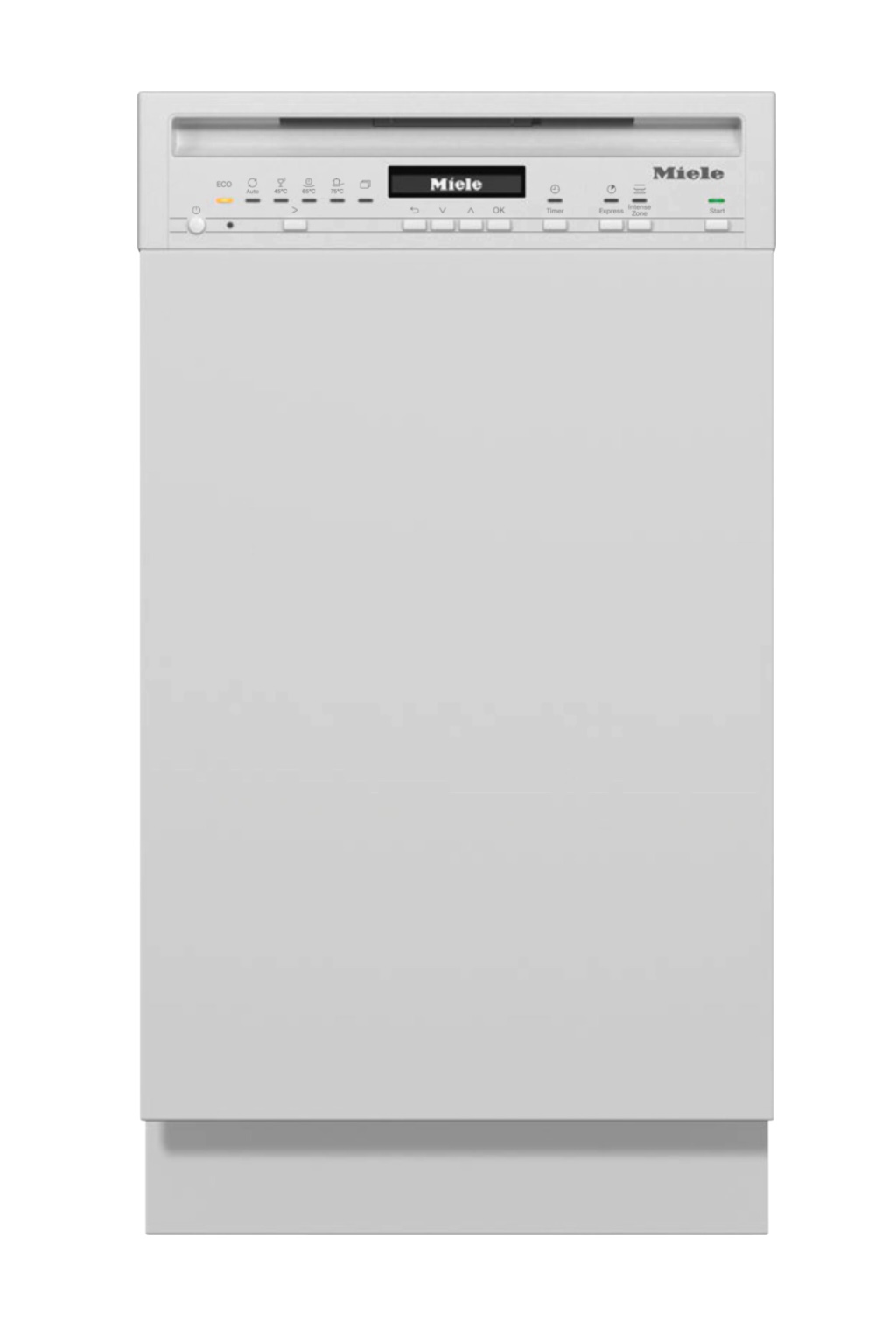 MIELE G5740SCIBW vaatwasser met bedieningspaneel MIELE G5740SCIBW vaatwasser met bedieningspaneel