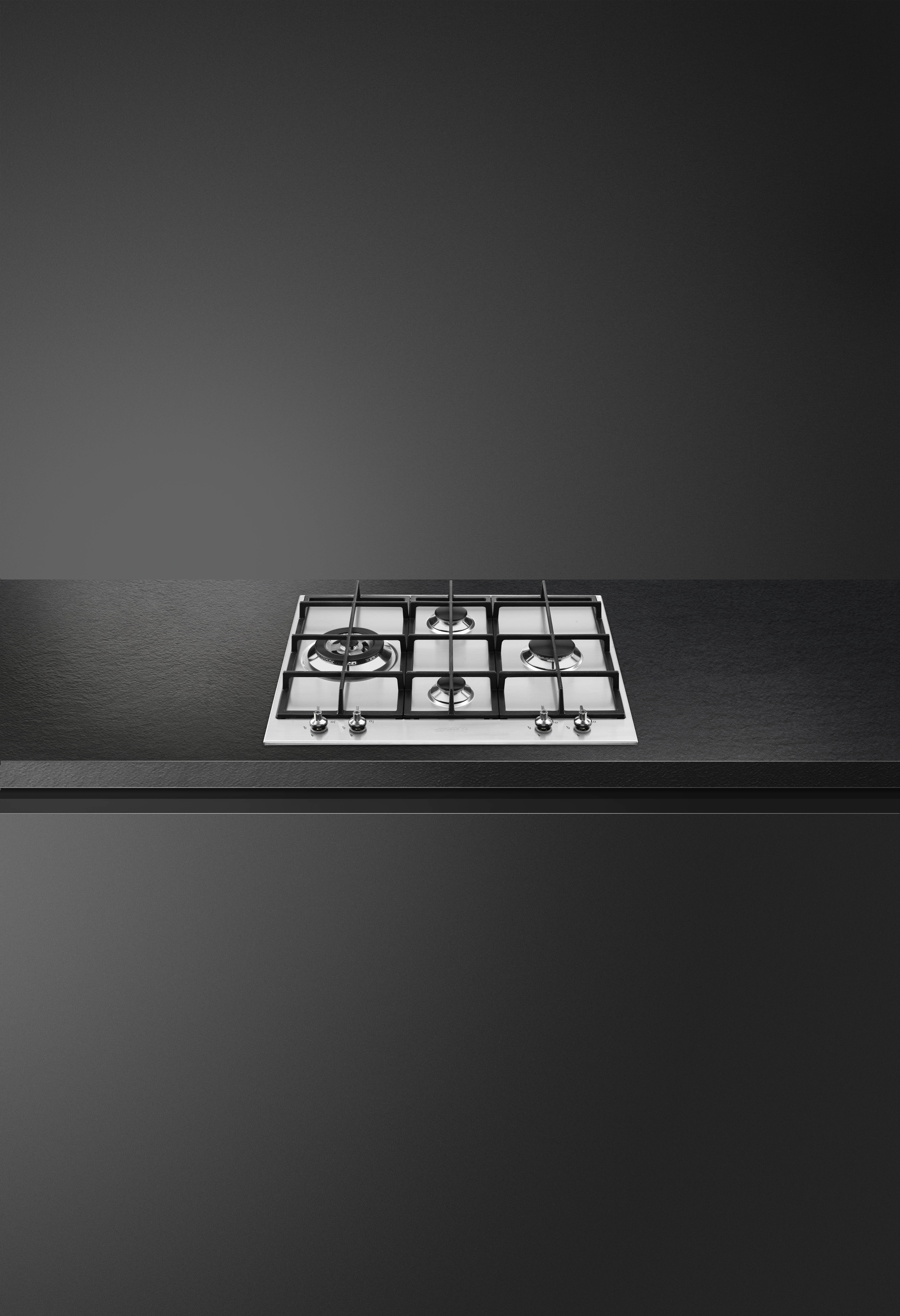 SMEG PX364L gaskookplaat - 60cm SMEG PX364L gaskookplaat - 60cm