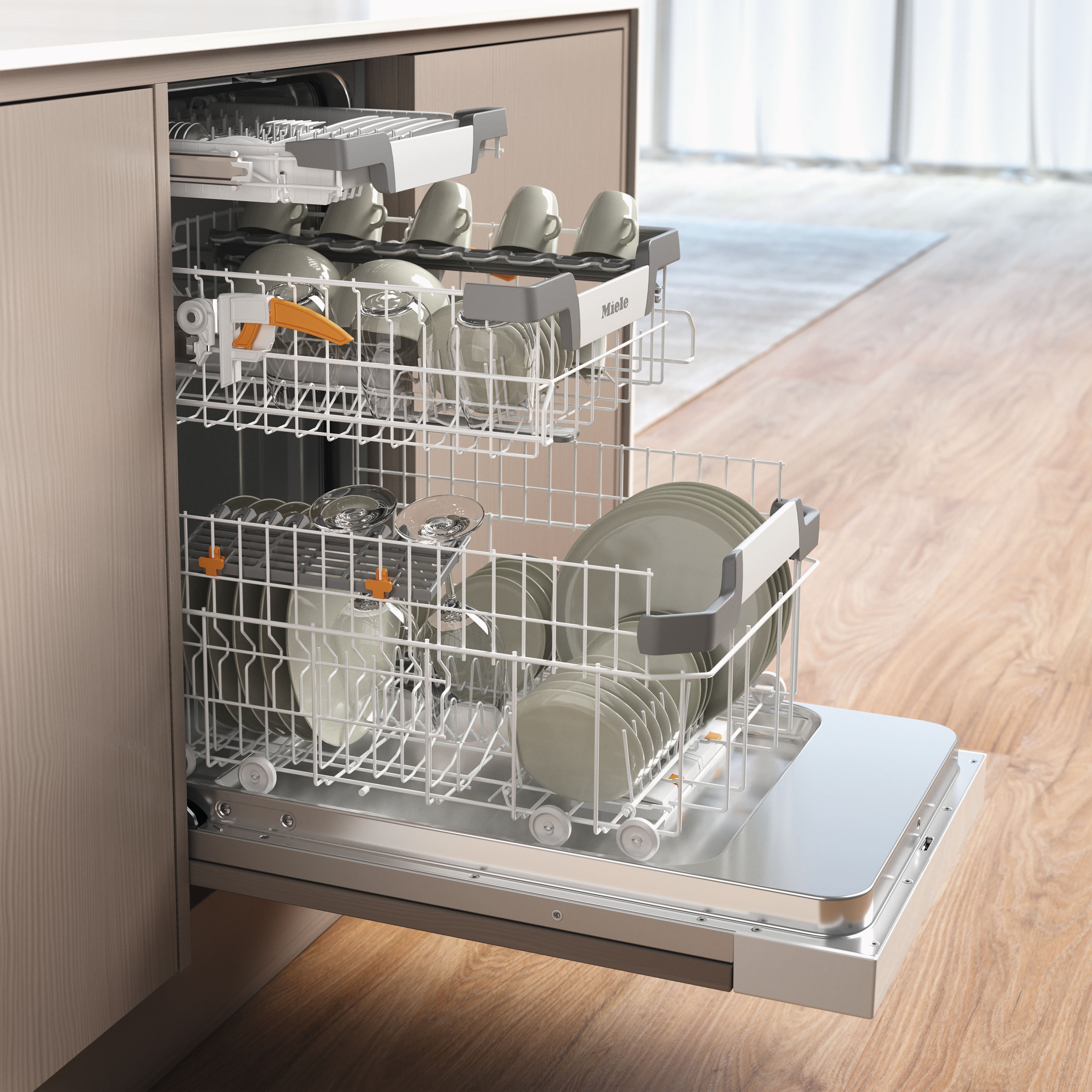 MIELE G5740SCIBW vaatwasser met bedieningspaneel