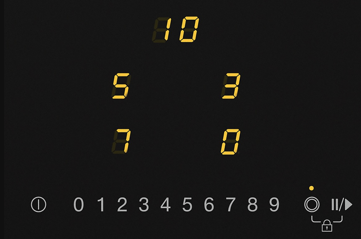 MIELE KM6523FL vitrokeramische kookplaat - 75cm MIELE KM6523FL vitrokeramische kookplaat - 75cm