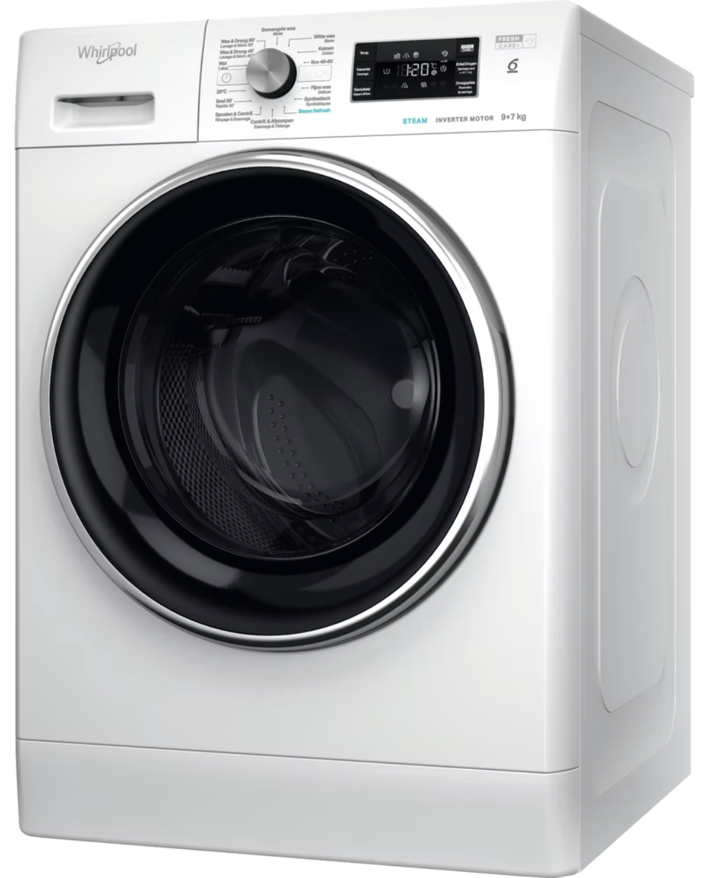 WHIRLPOOL FFWDB976258EBCVBE was- droogcombinatie