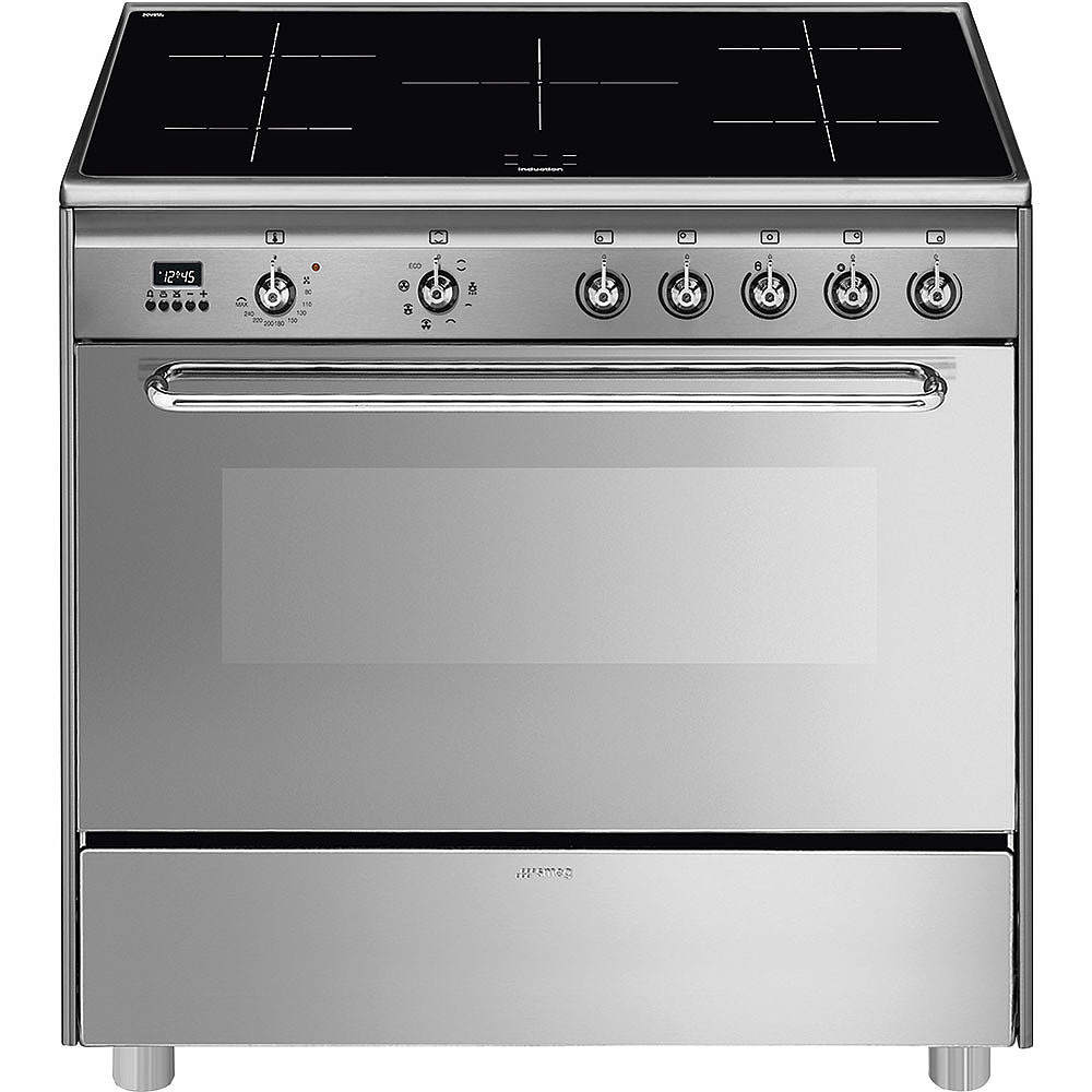 SMEG SCD90IMX9-1 fornuis met inductie kookplaat - 90cm