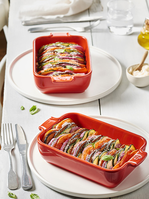 PEUGEOT PE61142 Appolia
Rechthoekige individuele keramische ovenschaal, rood, 22 cm