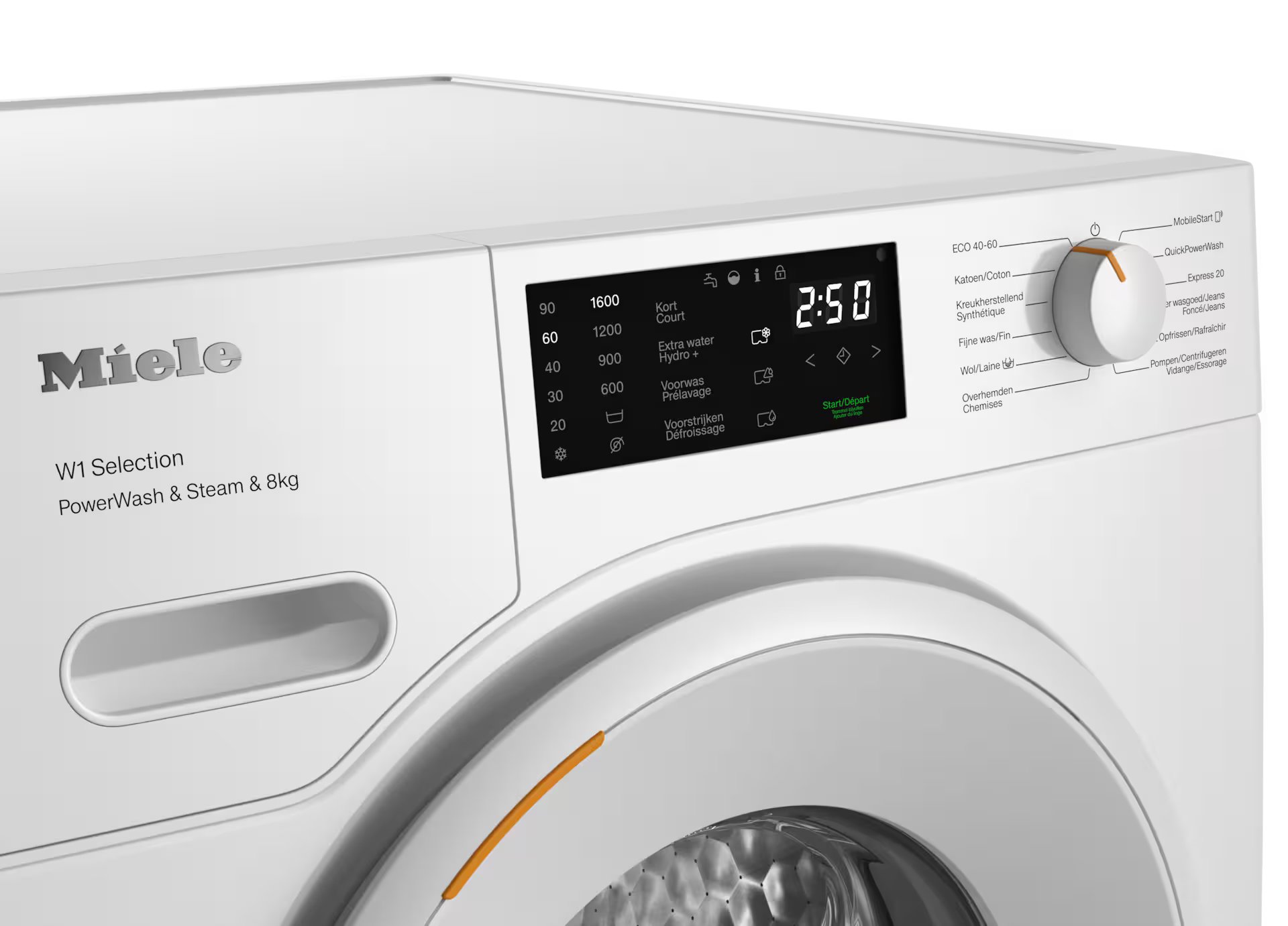 MIELE WSC383WCS SELECTION WHITE EDITION wasmachine MIELE WSC383WCS SELECTION WHITE EDITION wasmachine