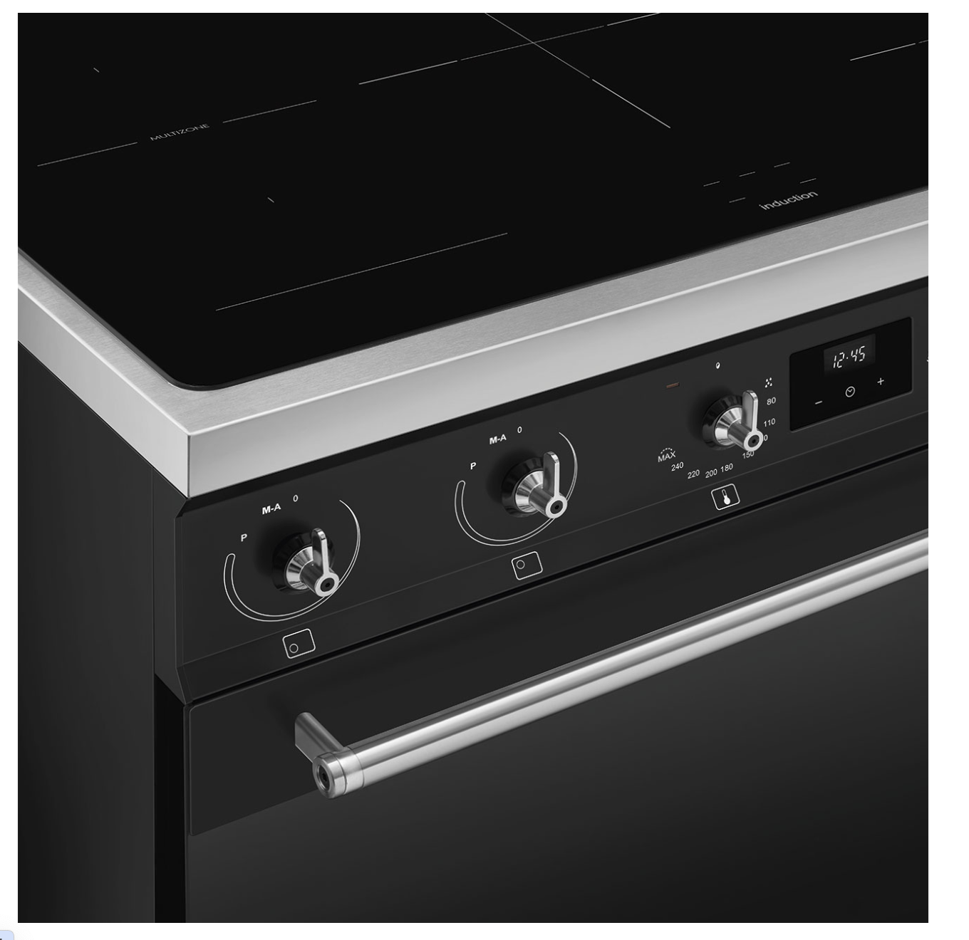 SMEG C9IMMB2 fornuis met inductie kookplaat - 90cm