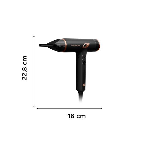 ROWENTA HY8310F0 MAESTRIA NANO NOIR - HAARDROGER