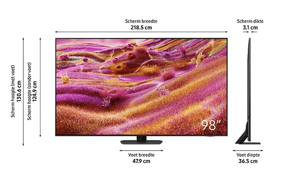 SAMSUNG QE98QN90FATXXN televisie 4K UHD - 98"