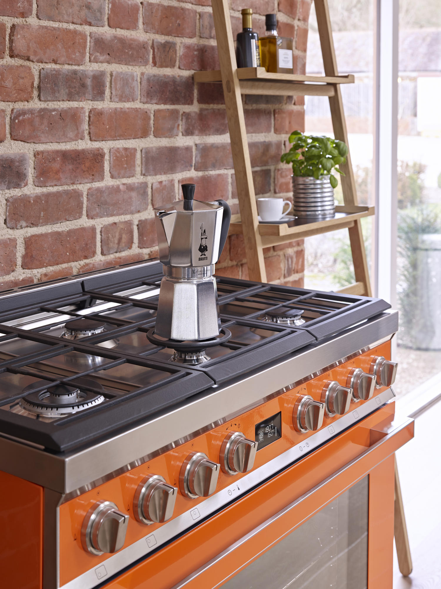 SMEG CPF9GPOR fornuis met gaskookplaat - 90cm