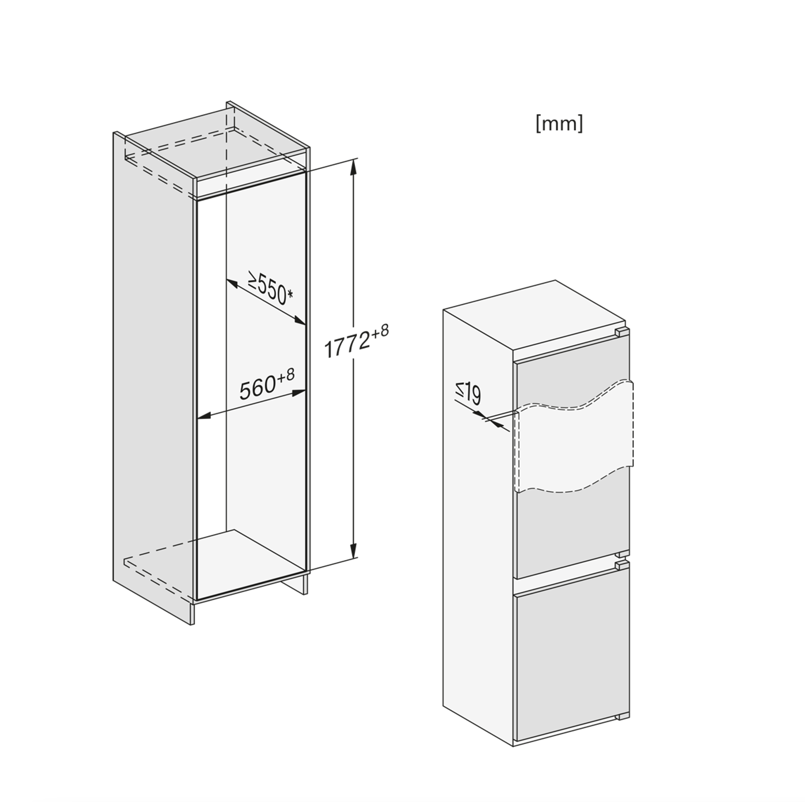 MIELE KD7724EACTIVE koel-/vriescombinatie - 178cm MIELE KD7724EACTIVE koel-/vriescombinatie - 178cm
