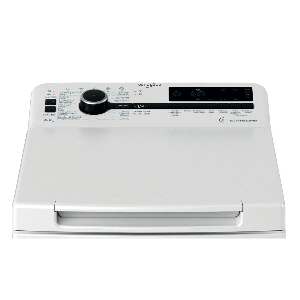 WHIRLPOOL TDLR6261BSBE wasmachine - bovenlader