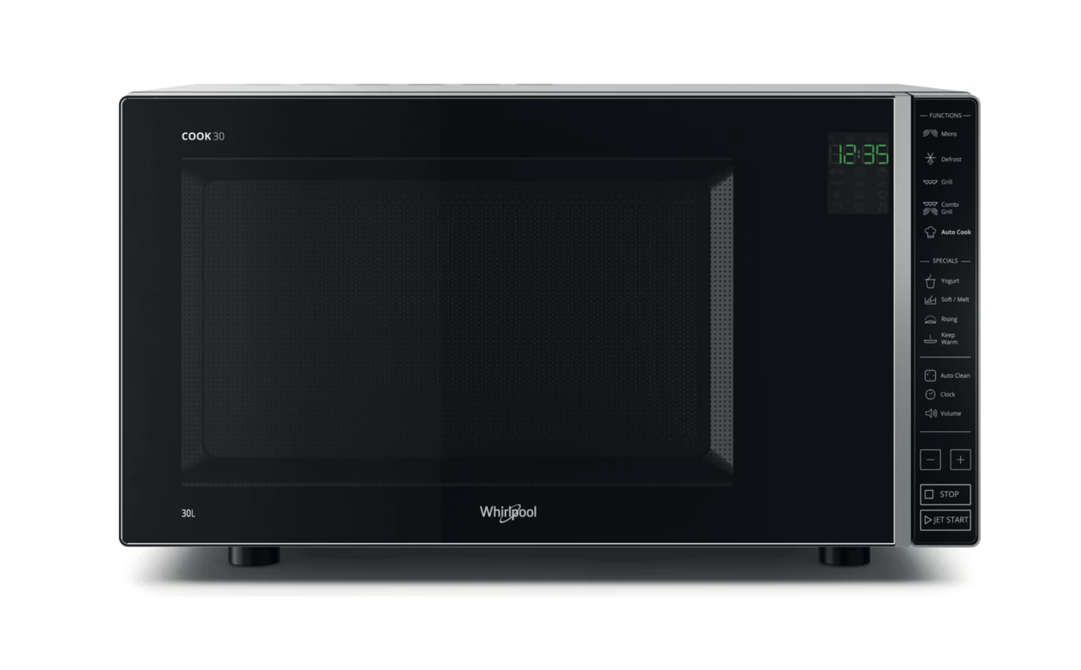 WHIRLPOOL MWP303SB vrijstaande microgolfoven met grill - 30cm WHIRLPOOL MWP303SB vrijstaande microgolfoven met grill - 30cm