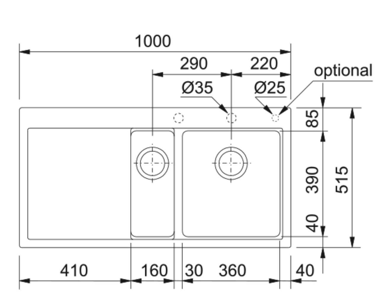 FRANKE MTG651-100LGL1 MYTHOS spoelbak FRANKE MTG651-100LGL1 MYTHOS spoelbak