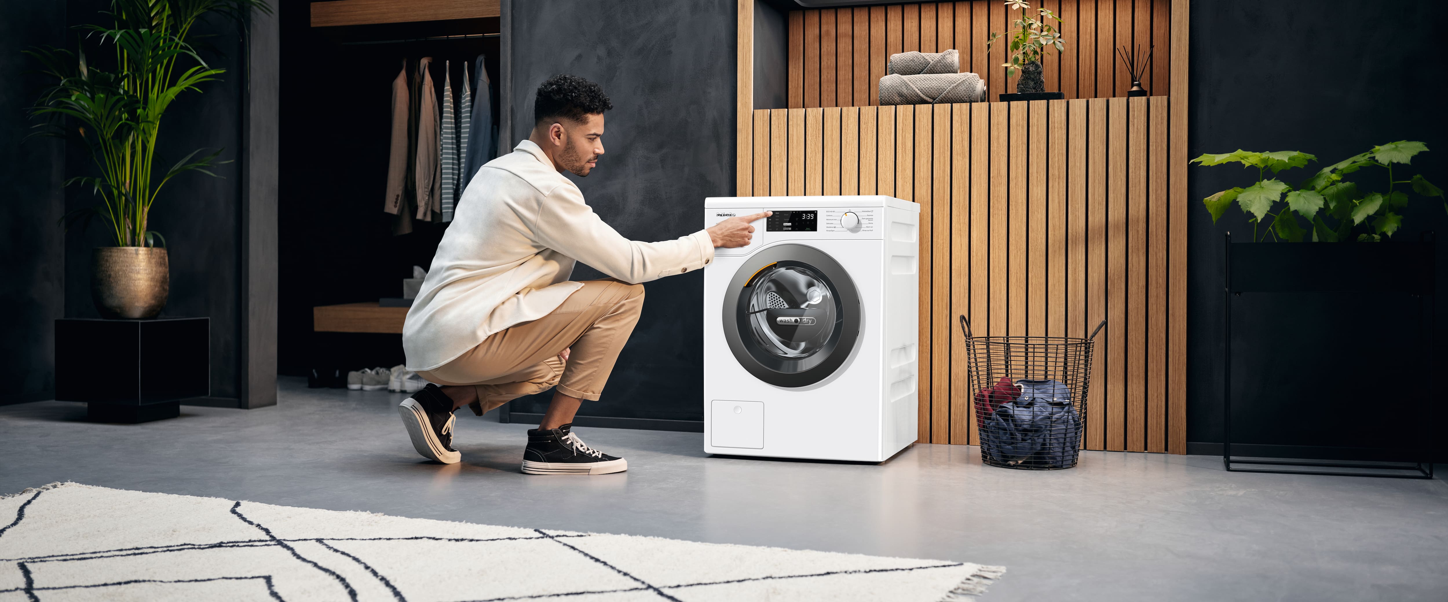 MIELE WTD160WCS STANDARD CHROME EDITION was- droogcombinatie