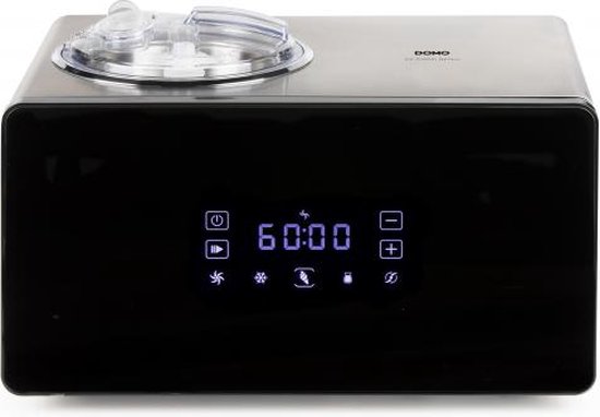 DOMO  DO9252I IJsmachine Ice Cream Genius - Met yoghurtprogramma - 1.5 L - Display DOMO  DO9252I IJsmachine Ice Cream Genius - Met yoghurtprogramma - 1.5 L - Display