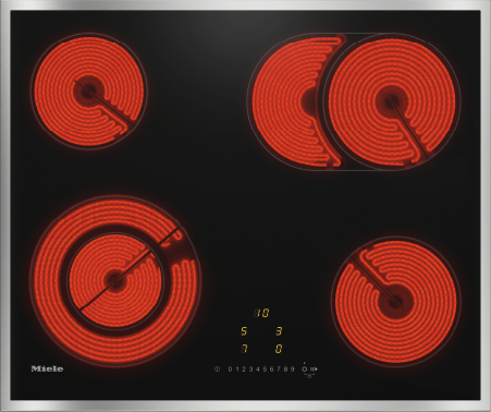 MIELE KM6521FR vitrokeramische kookplaat - 60cm MIELE KM6521FR vitrokeramische kookplaat - 60cm