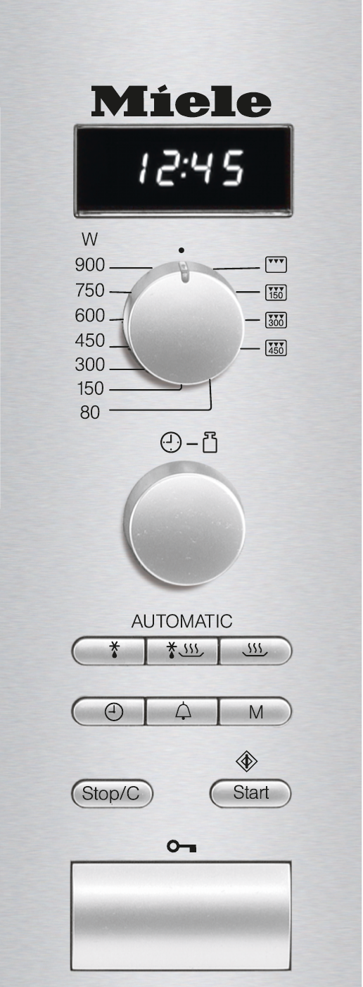 MIELE M6012CS vrijstaande microgolfoven met grill - 30cm MIELE M6012CS vrijstaande microgolfoven met grill - 30cm