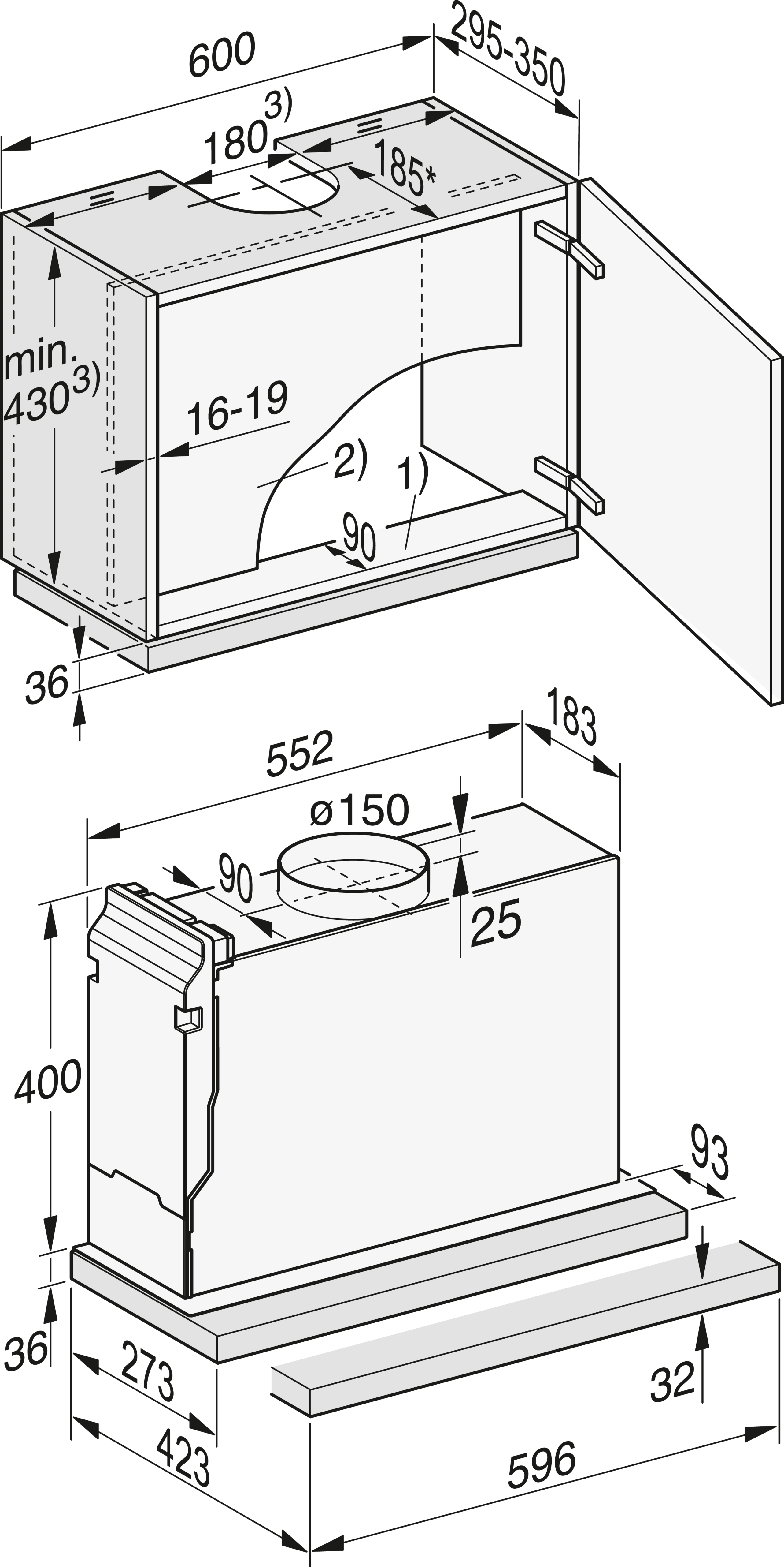 MIELE DAS4620MASW telescopische dampkap - 60cm MIELE DAS4620MASW telescopische dampkap - 60cm