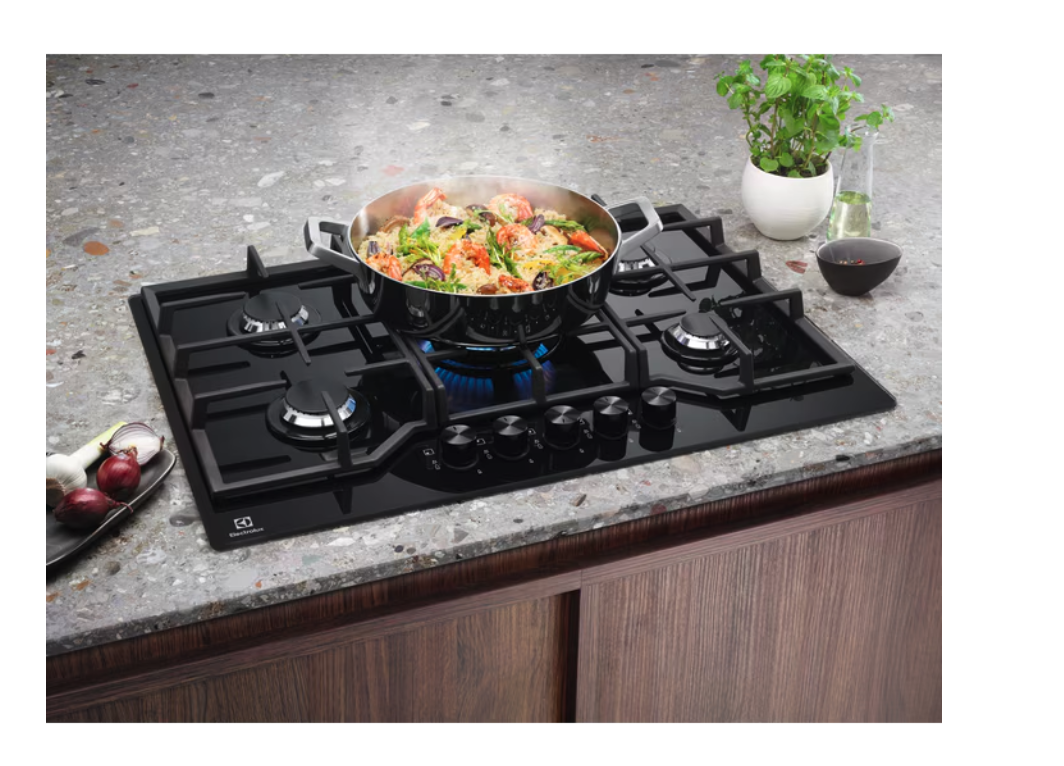 ELECTROLUX KGG7567K 600 gaskookplaat - 75cm ELECTROLUX KGG7567K 600 gaskookplaat - 75cm