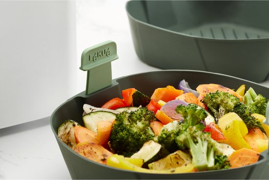 LEKUE 887147 Mandje Airfryer L - Grey LEKUE 887147 Mandje Airfryer L - Grey