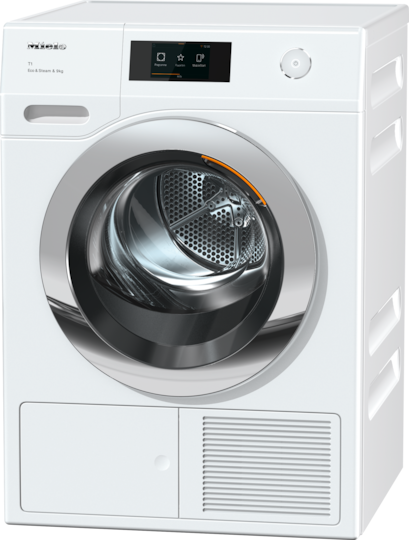 MIELE TCR790WP STANDARD CHROME EDITION droogkast - warmtepomp MIELE TCR790WP STANDARD CHROME EDITION droogkast - warmtepomp