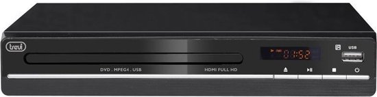 TREVI  DVMI-3580-HD Trevi DVMI 3580 HD DVD speler Zwart TREVI  DVMI-3580-HD Trevi DVMI 3580 HD DVD speler Zwart