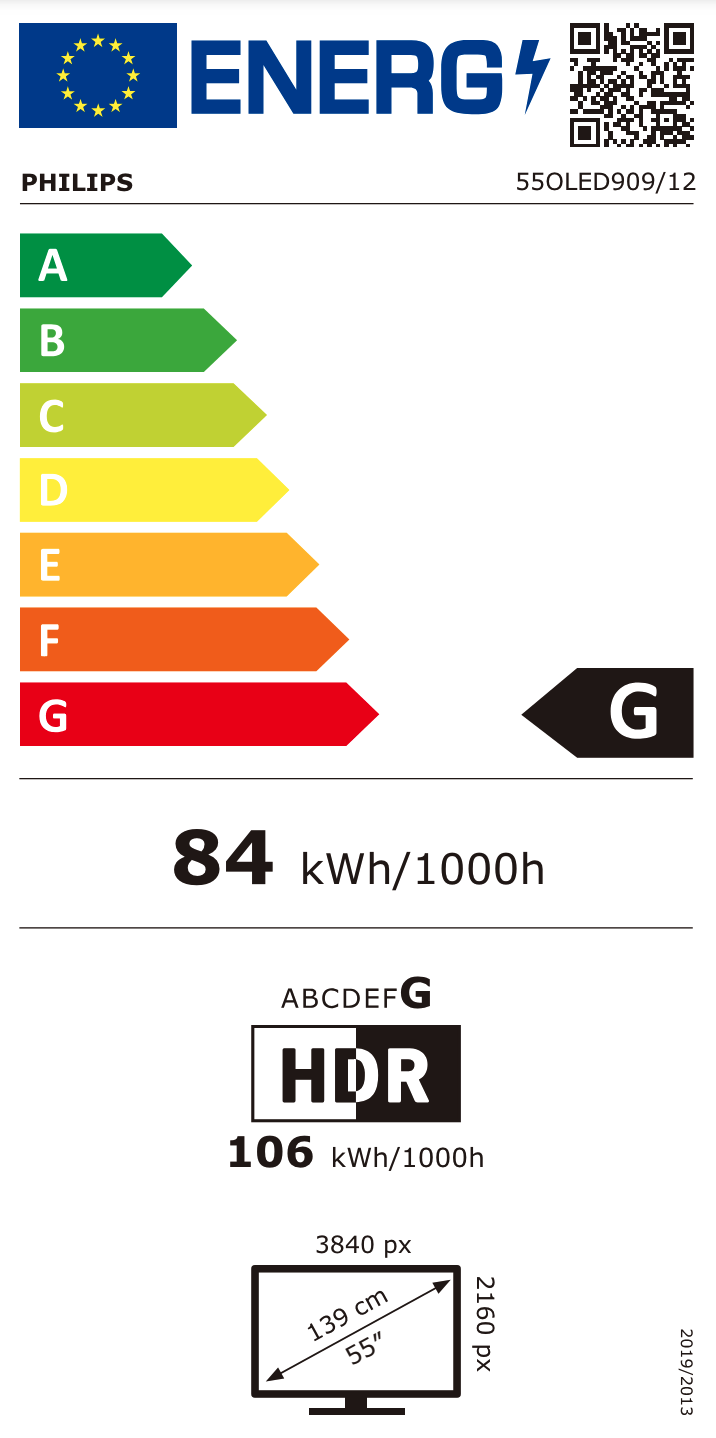 PHILIPS 55OLED909/12 televisie 4K UHD - 55''