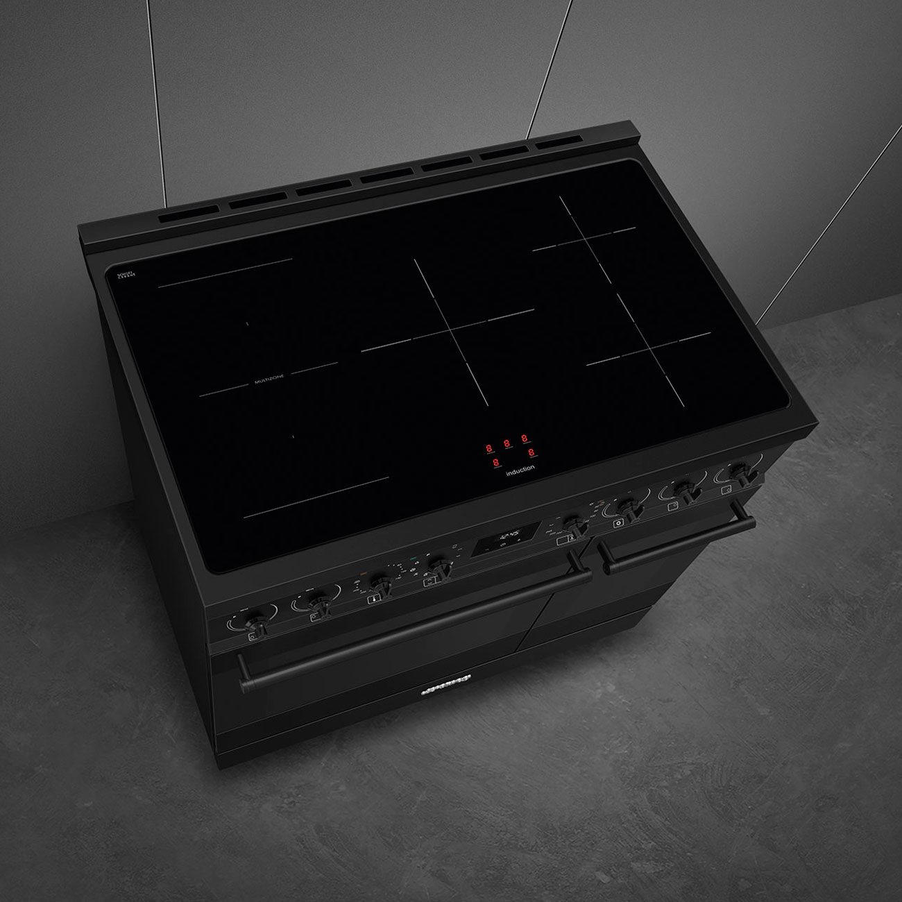 SMEG C92IPN2 fornuis met electrische kookplaat - 50cm