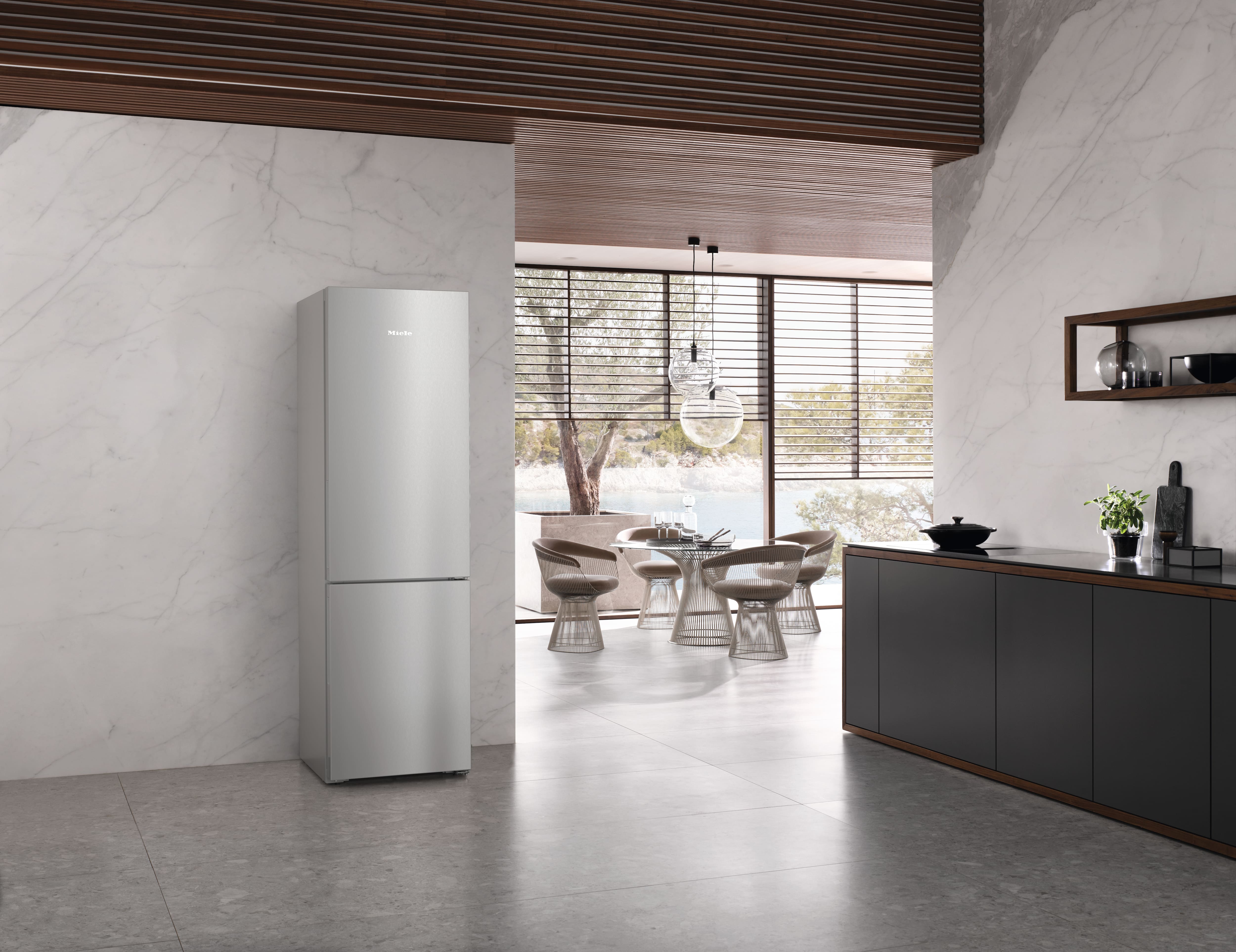 MIELE KFN4397CDEL125EDITION 125 EDITION vrijstaande koel-/vriescombinatie - 201cm