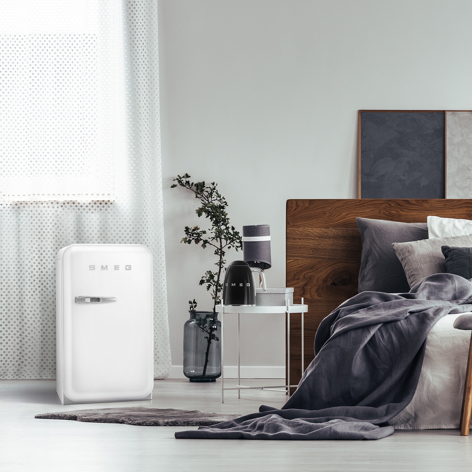SMEG FAB5RWH5 vrijstaande koelkast zonder vriesvak - 73cm