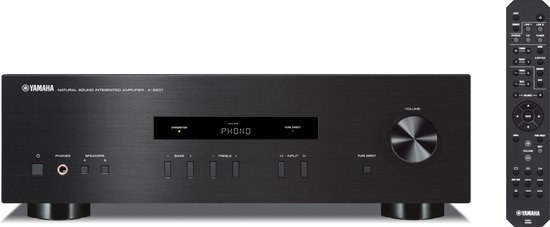 YAMAHA AS-201BL Stereo versterker - Analoge aansluitingen - Hoogwaardige geluidskwaliteit - Zwart YAMAHA AS-201BL Stereo versterker - Analoge aansluitingen - Hoogwaardige geluidskwaliteit - Zwart