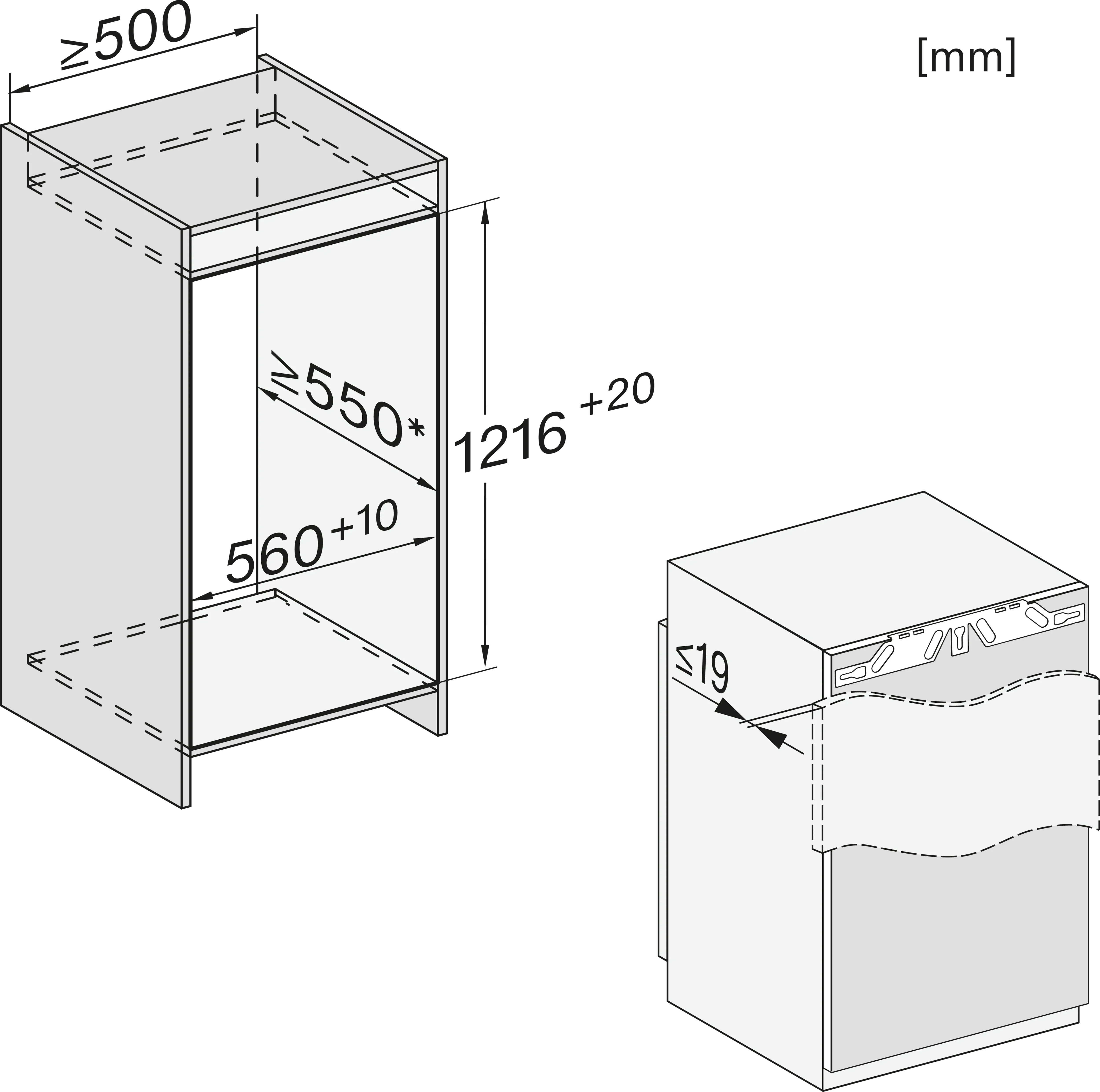 MIELE K7377B koelkast zonder vriesvak - 122cm