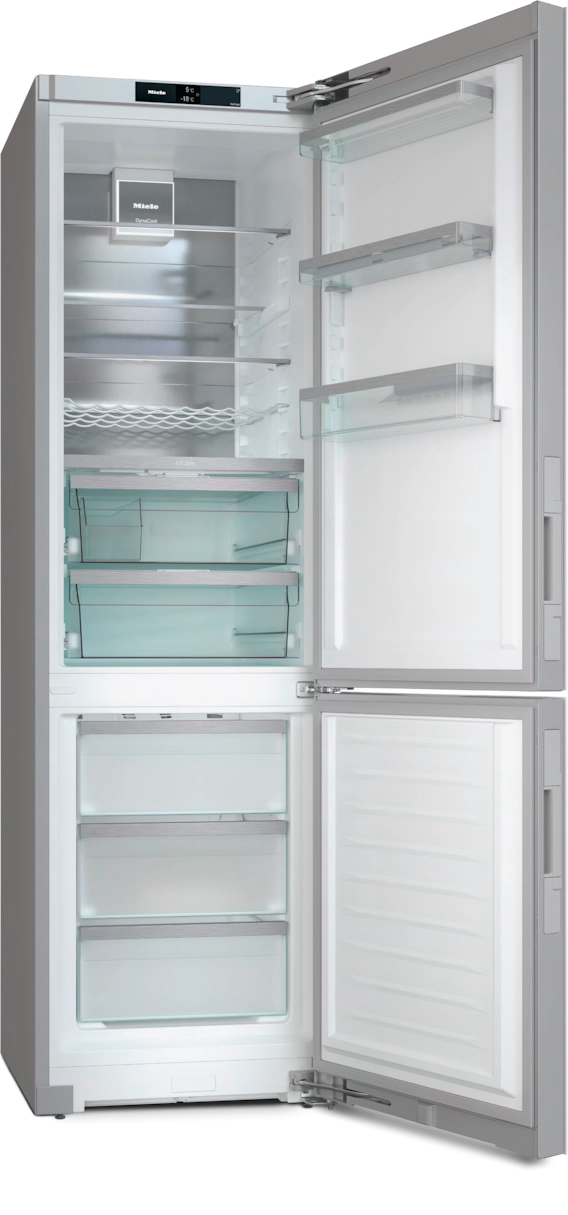 MIELE KFN4898ADBRWS vrijstaande koel-/vriescombinatie - 201cm