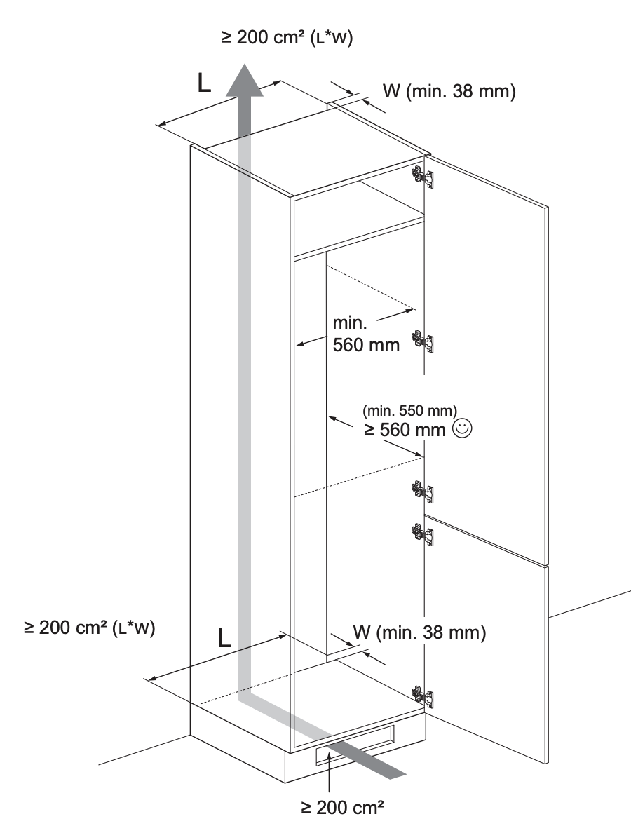 AEG NSC7G181DS 7000 koel-/vriescombinatie - 178cm