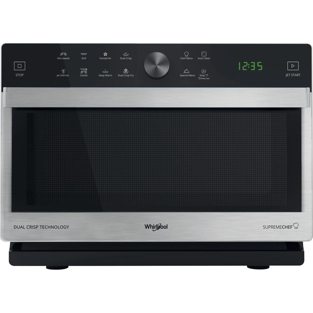 WHIRLPOOL MWSC833SX vrijstaande microgolfoven - combi - 37cm