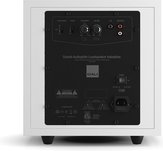 DALI  220170 SUB E-9 F Subwoofer - Wit 