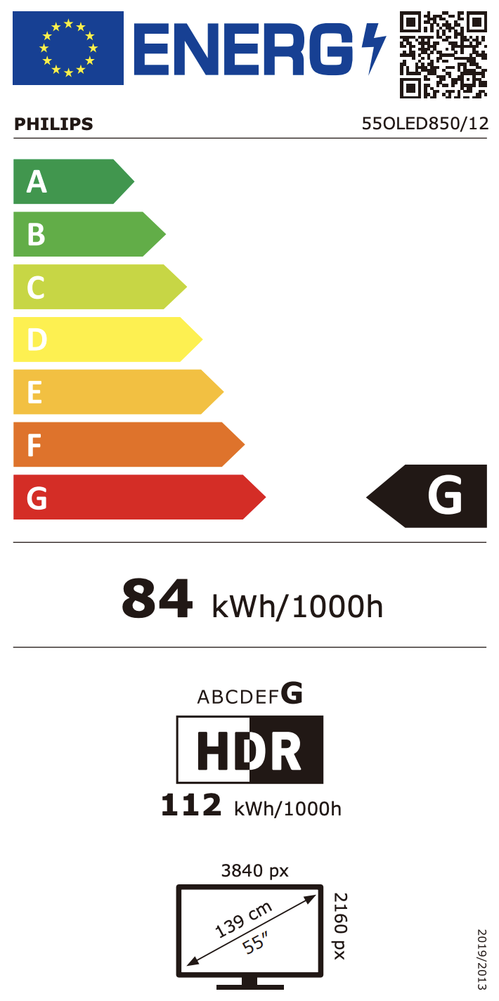 PHILIPS 55OLED850/12 televisie 4K UHD - 55''