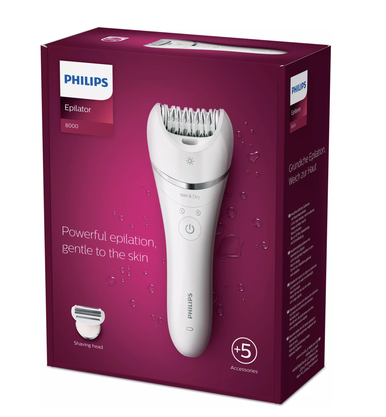 PHILIPS PHBRE710/00 epileerapparaat PHILIPS PHBRE710/00 epileerapparaat