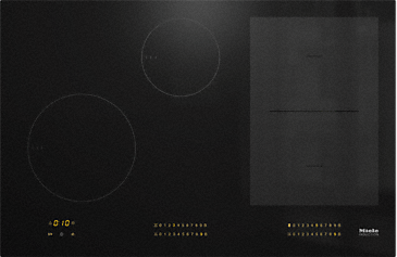 MIELE KM7574FL inductiekookplaat - 80cm MIELE KM7574FL inductiekookplaat - 80cm